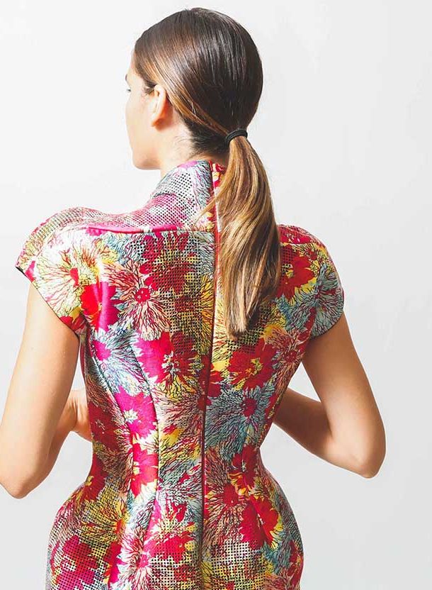 Balenciaga Collector S/S 2008 Corset Floral Dress