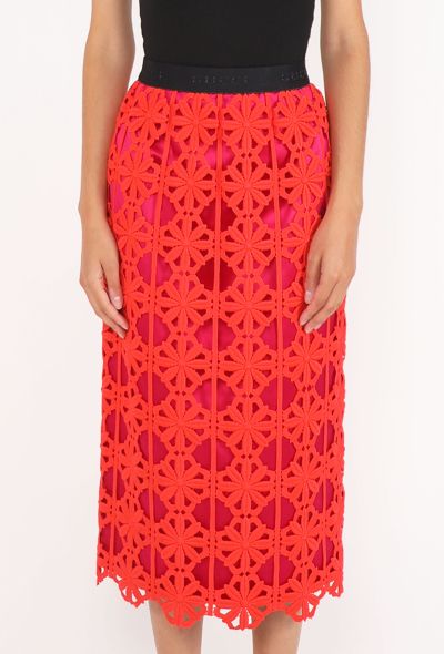 Gucci Embroidered Lace Skirt, 2026 - 2