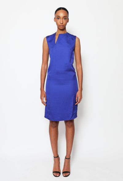 Céline Spring 2014 Indigo Shift Dress - 2