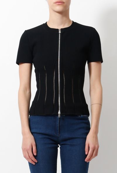 Alaïa Fitted Knit Top - 1