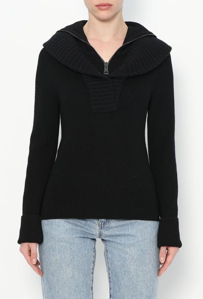 Balenciaga 2002 Double Collar Sweater - 1