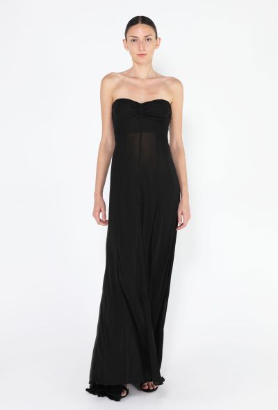 Balenciaga Le Dix 2001 Strapless Bustier Gown - 2