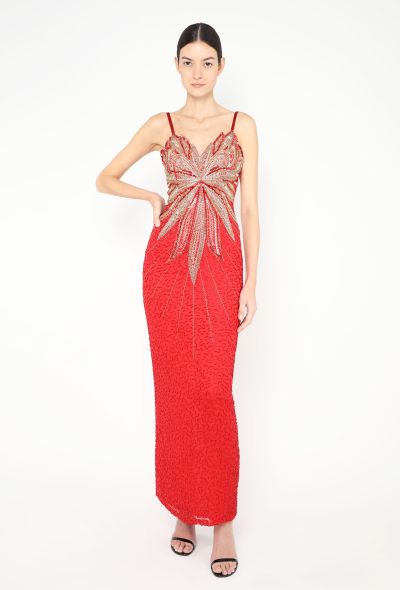 STUNNING Ted Lapidus Embellished Gown - 1