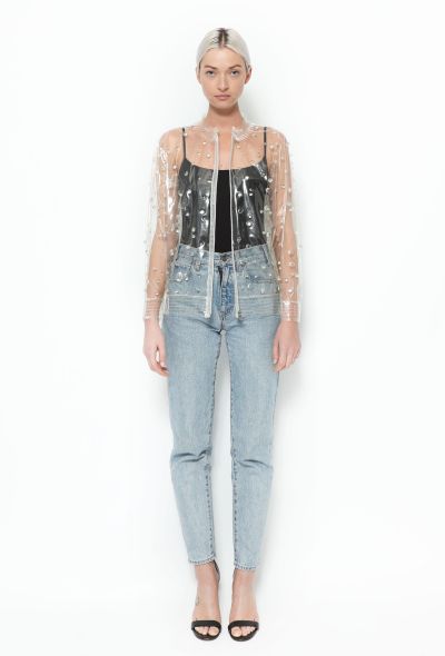 Chanel S/S 2018 Embellished PVC Raincoat - 1