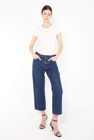 The Row Borjis Low-Rise Cropped Straight-Leg Jeans - 1
