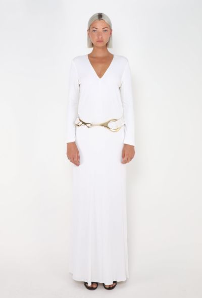 Gucci COLLECTOR F/W 1996 Horsebit Jersey Gown - 1