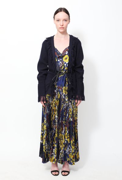 Sacai Pre-Fall 2018 Pleated Cardigan Dress - 1