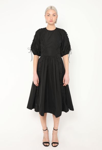 Simone Rocha 2021 Pleated Nylon Dress - 1