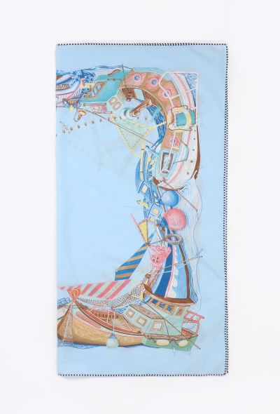 Hermès 'Bord-à-Bord' Cotton 90cm Carré, 2025 - 2