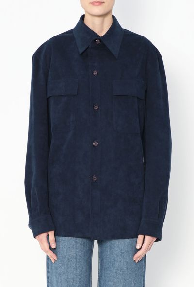 Halston Early '70s Ultrasuede Overshirt - 1