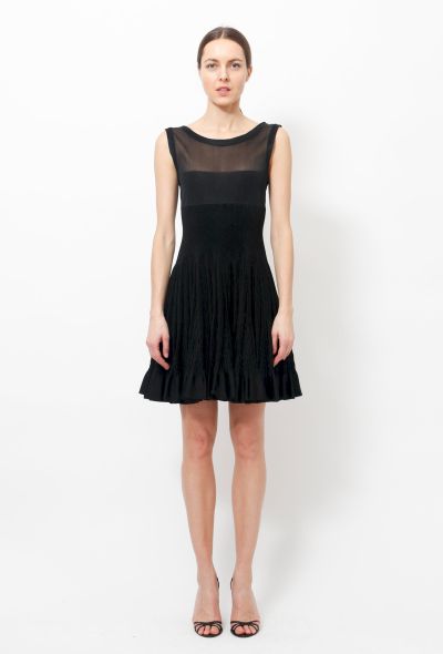 Alaïa Mesh Skater Dress - 1