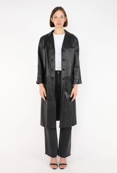 Prada Lambskin Notched Coat, 2019 - 1