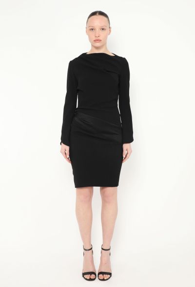 Balenciaga 2008 Ruched Asymmetrical Dress - 2