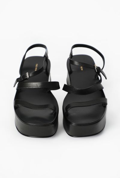The Row Platform Leather Sandals, 2023 - 2