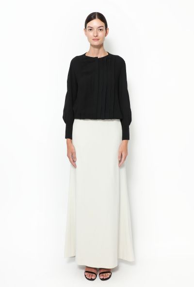 Chloé Bicolor Pleated Maxi Dress - 1