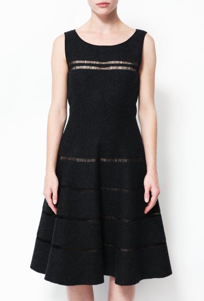 Alaïa Wool Skater Dress - 1