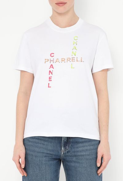 Chanel 2019 x Pharrell Williams Embellished T-Shirt - 1