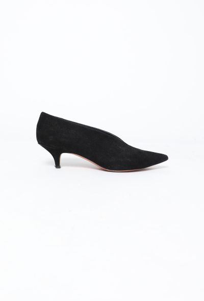 Céline Pre-Fall 2015 Suede Slit Heels - 1