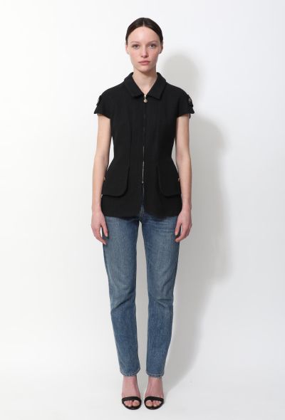Chanel CC' Tweed Sleeveless Top - 2