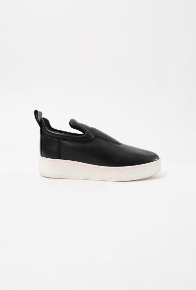 Céline Padded Leather Sneakers - 1