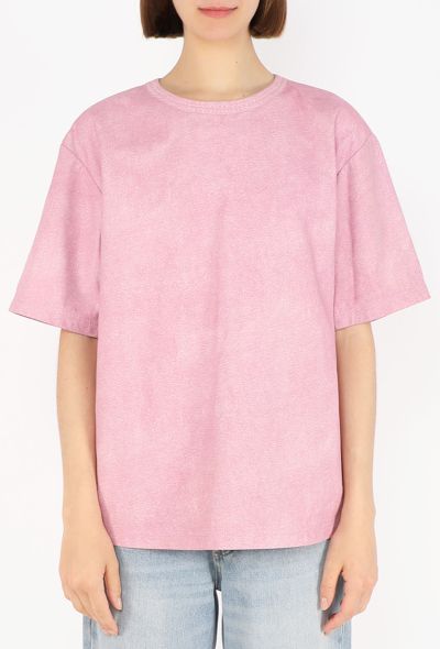 Bottega Veneta Printed Leather T-Shirt, Pre-Fall 2023 - 1