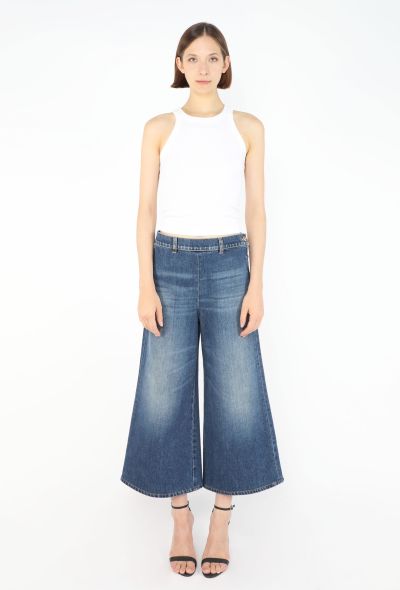 Chanel Washed Denim Culottes, F/W 2024 - 1