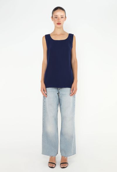 Saint Laurent 1995 Crêpe Tank Top - 2
