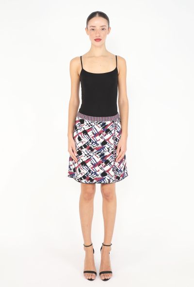 Chanel S/S 2016 Graphic A-Line Skirt - 1