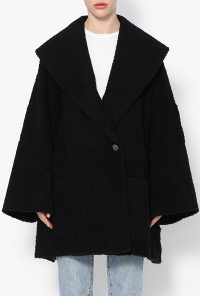The Row 2021 Misaki Bouclé Shearling Coat - 1
