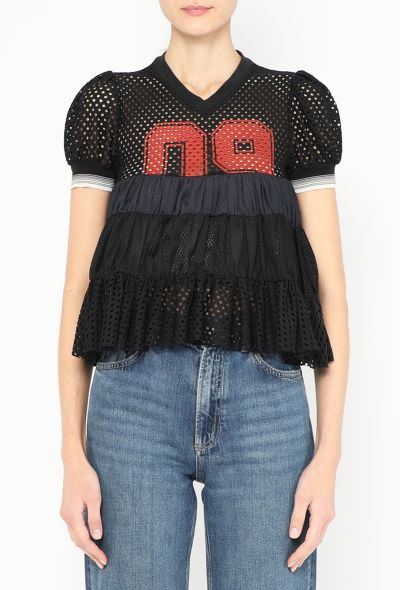Jean Paul Gaultier Early 2000s Ruffled Jersey Top - 1