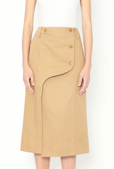 Givenchy 2019 Asymmetrical Gabardine Skirt - 2