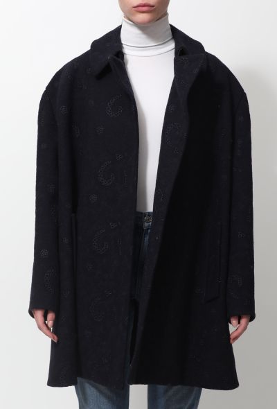 Alaïa Embroidered Textured Coat - 2