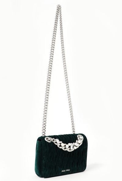Miu Miu Velvet Quilted Club Bag - 2