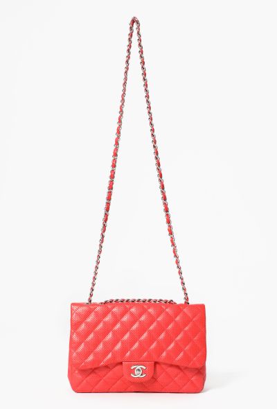 Chanel Perforated Jumbo Timeless Flap Bag - 1