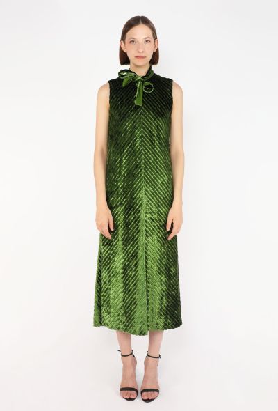 Prada Chevron Velvet Dress, S/S 2020 - 1