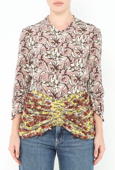 Dior Resort 2017 Ruched Sequin Top - 1