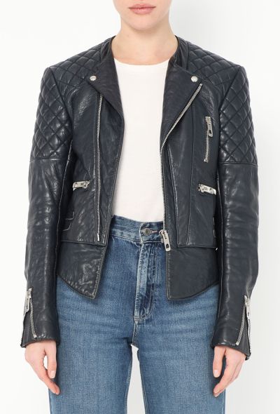 Balenciaga S/S 2011 Quilted Biker Jacket - 1