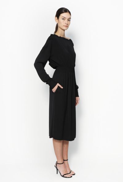 Céline Cinched Boat-Neck Dress - 2