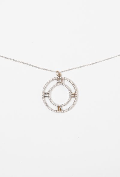 Tiffany & Co 18k Gold & Diamond Atlas Pendant Necklace - 1