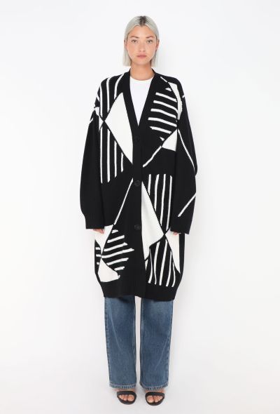 Hermès Oversized Cashmere Argyle Cardigan - 2