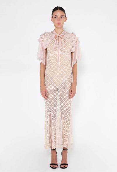 Lattice Slip Dress Ensemble, 1930s - 1