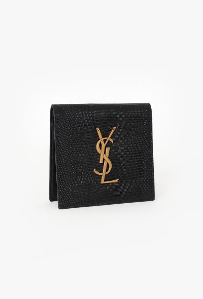 Saint Laurent F/W 2025 Show Invitation Leather Card Holder - 2