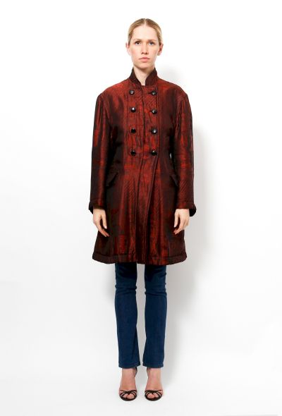 Jean Paul Gaultier 80's Reversable Silk Coat - 1