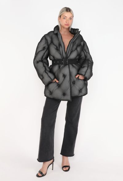 Maison Margiela Belted Organza Duvet Jacket, F/W 2019 - 1