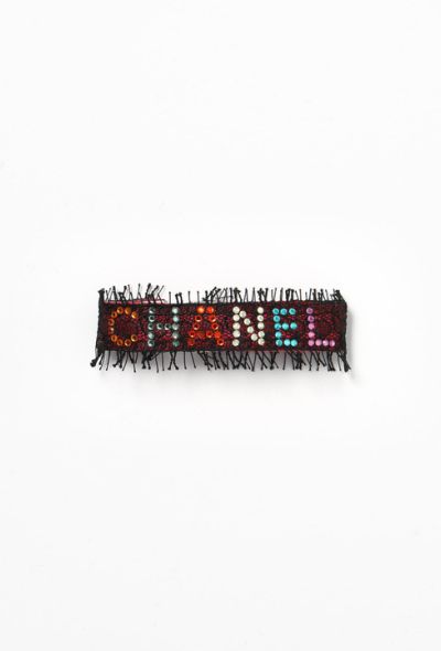 Chanel 2000 Embellished Lace Bracelet - 1