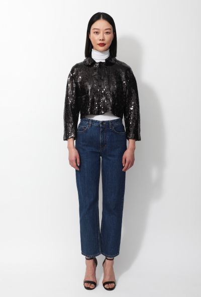 Comme des Garçons Sequined Cropped Jacket - 2