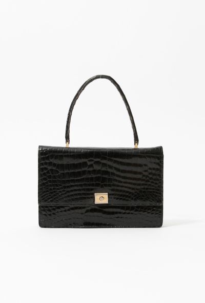 '60s Crocodile Piano Bag - 1