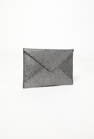 Louis Vuitton Black & Silver Epi Envelope Pouch - 2
