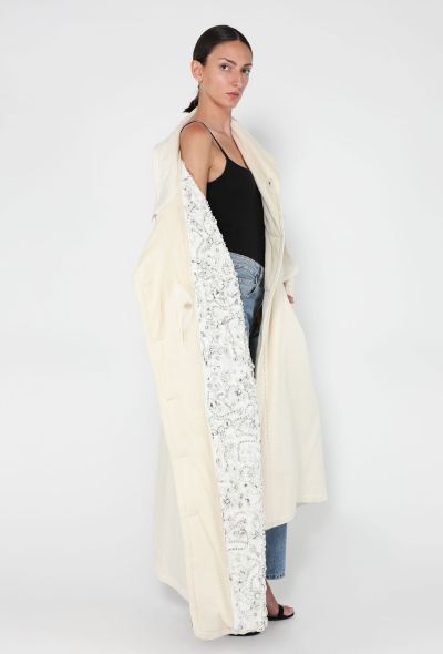 Maison Margiela Painted Crystal Duvet Coat, 2022 - 1