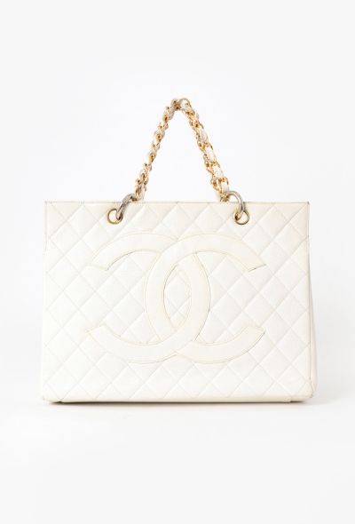 Chanel '90s Caviar Shopping Tote Bag - 1